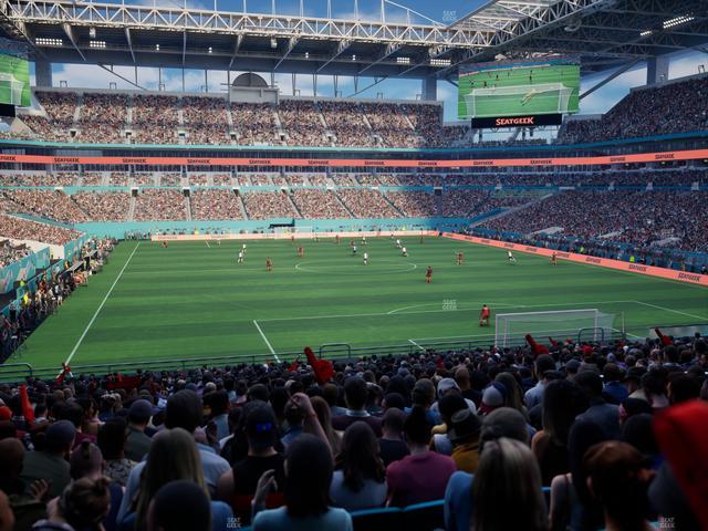 Hard Rock Stadium - Section 134 Seat View Hard Rock Stadium - Section 134 Seat View