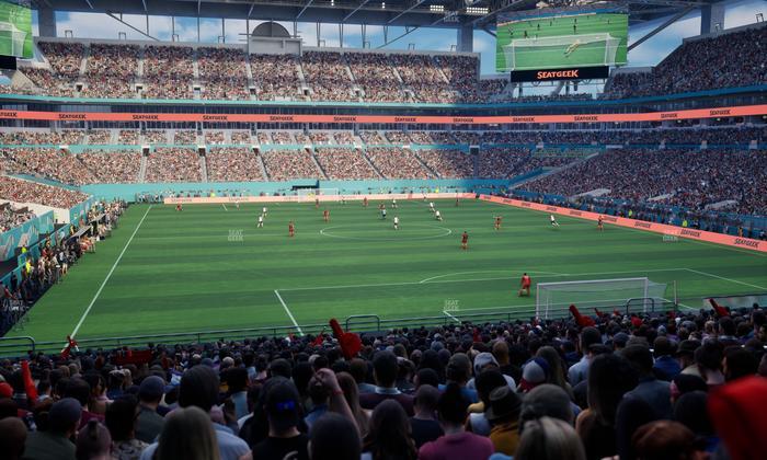 Hard Rock Stadium - Section 134 Seat View