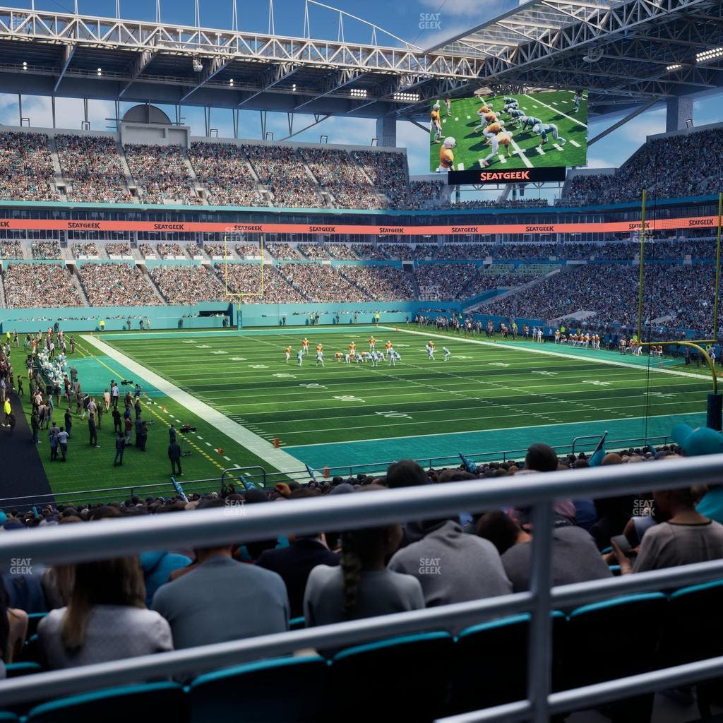 Hard Rock Stadium - Section 135 Seat View