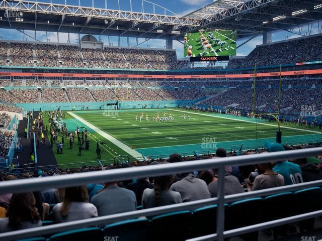 Hard Rock Stadium - Section 135 Seat View