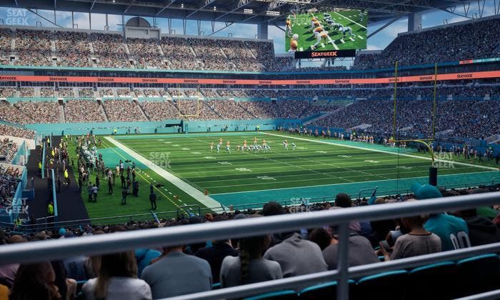 Hard Rock Stadium - Section 135 Seat View