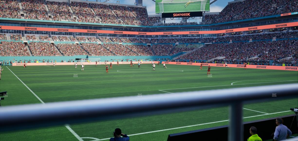 Hard Rock Stadium - Section 135 Seat View