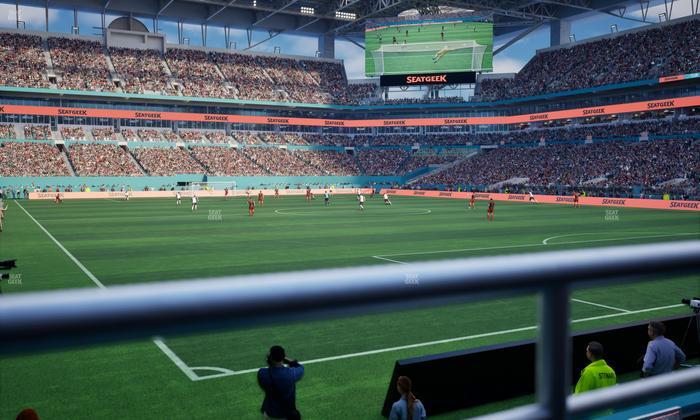 Hard Rock Stadium - Section 135 Seat View