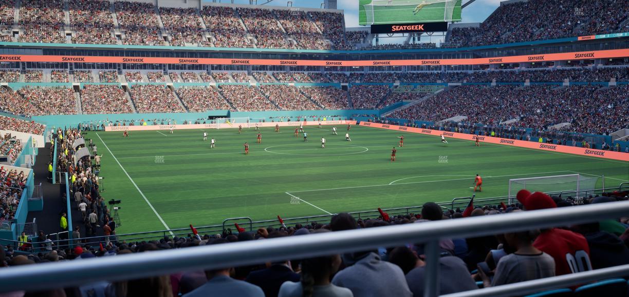 Hard Rock Stadium - Section 135 Seat View