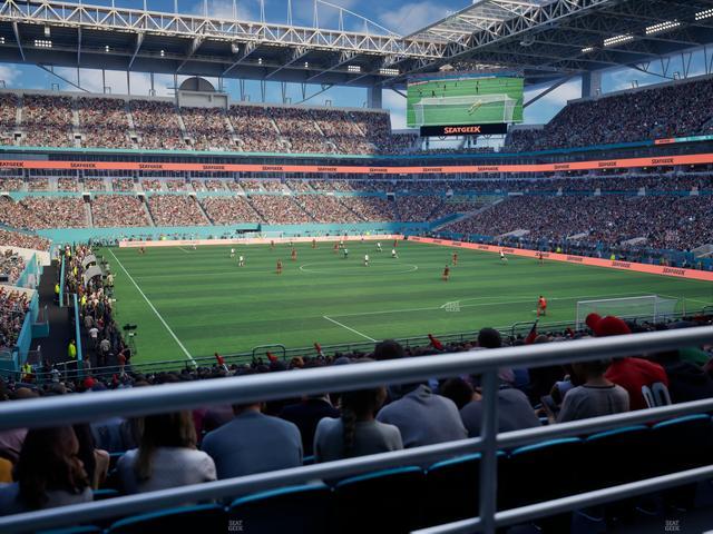 Hard Rock Stadium - Section 135 Seat View Hard Rock Stadium - Section 135 Seat View