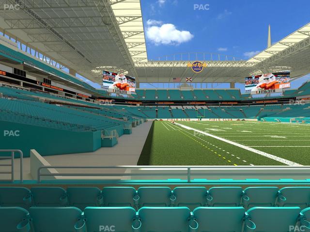 Hard Rock Stadium - Section 135 Seat View