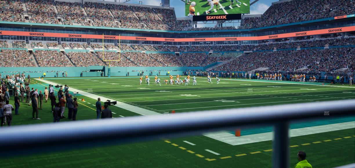 Hard Rock Stadium - Section 135 Seat View