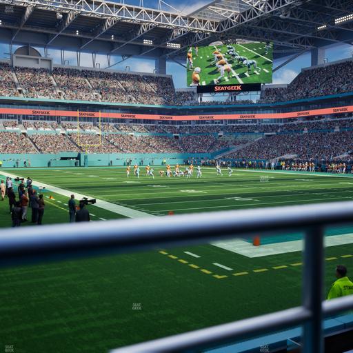 Hard Rock Stadium - Section 135 Seat View