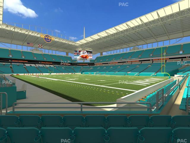 Hard Rock Stadium - Section 138 Seat View