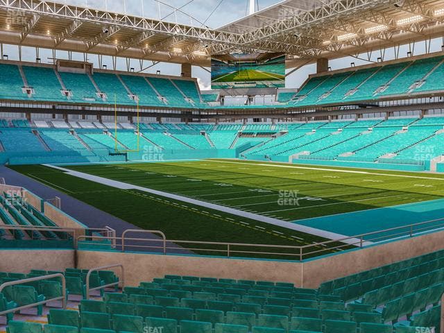 Hard Rock Stadium - Section 138 Seat View