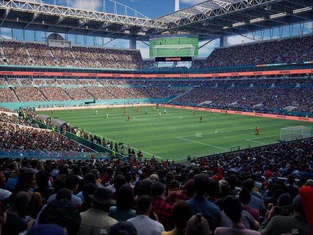 Hard Rock Stadium - Section 138 Seat View Hard Rock Stadium - Section 138 Seat View