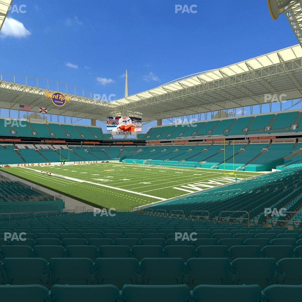 Hard Rock Stadium - Section 138 Seat View