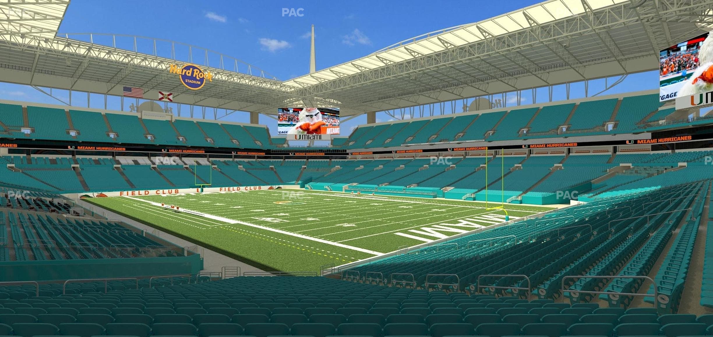 Hard Rock Stadium - Section 138 Seat View