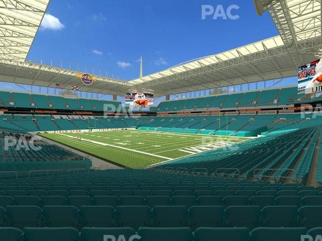 Hard Rock Stadium - Section 138 Seat View