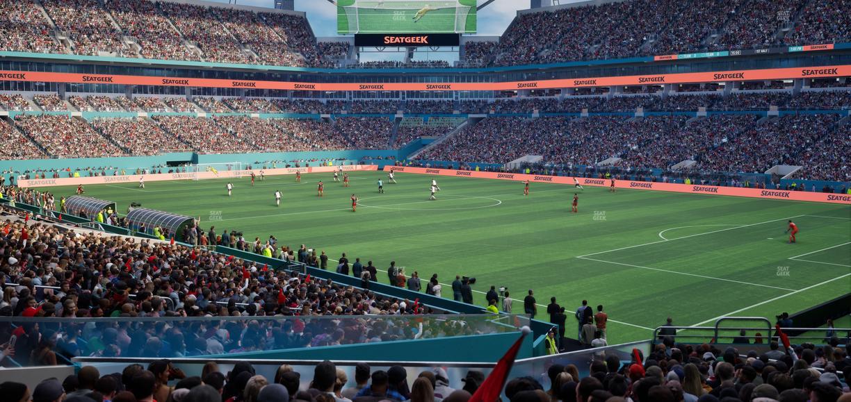 Hard Rock Stadium - Section 139 T Seat View