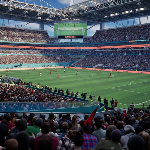 Hard Rock Stadium - Section 139 T Seat View