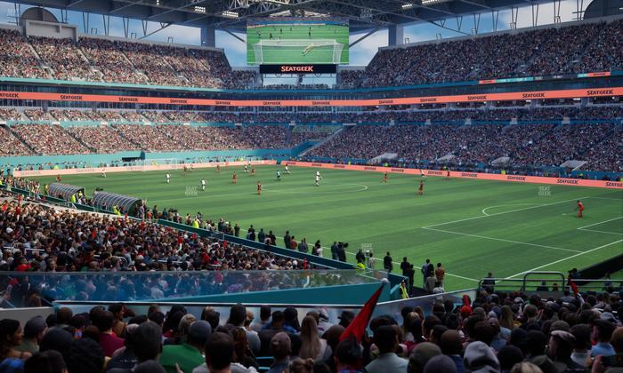 Hard Rock Stadium - Section 139 T Seat View