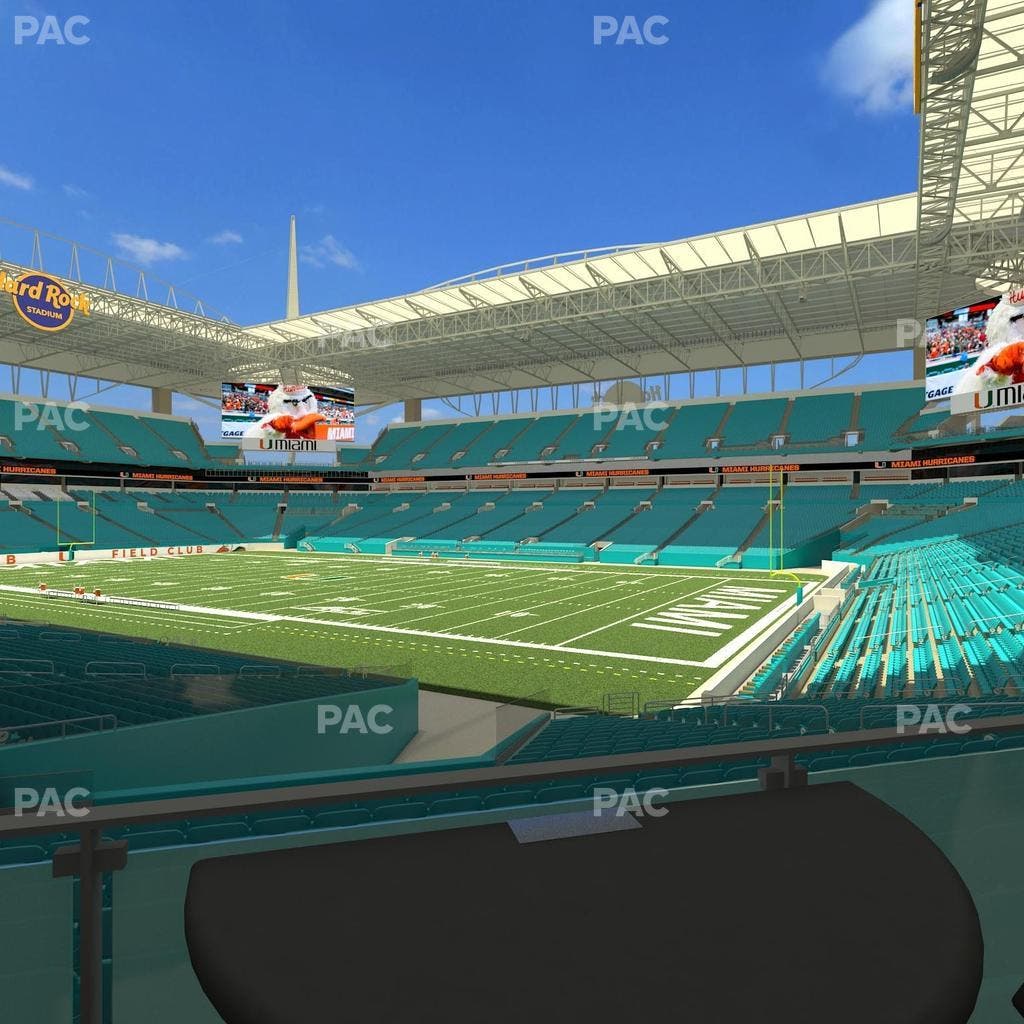 Hard Rock Stadium - Section 139 T Seat View