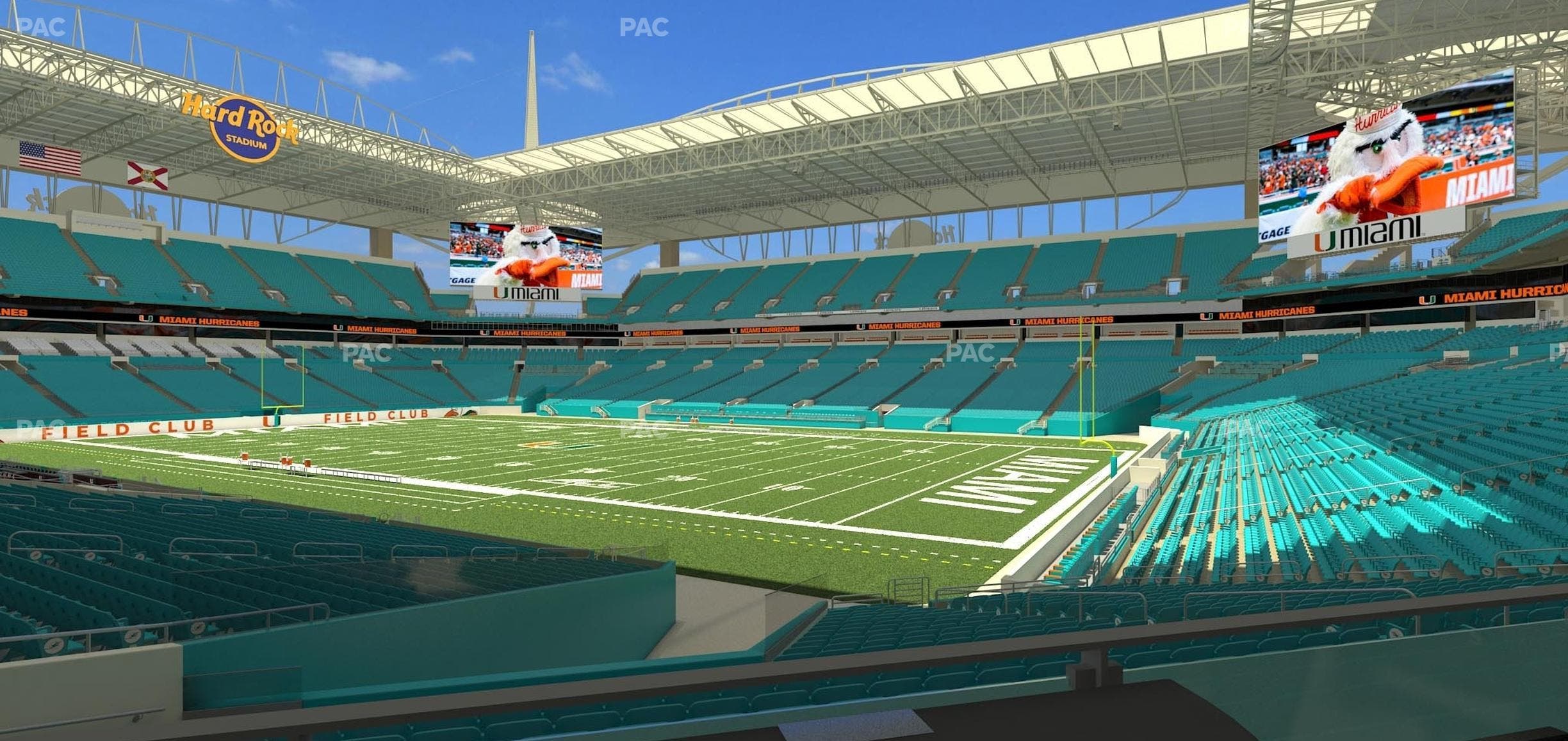 Hard Rock Stadium - Section 139 T Seat View