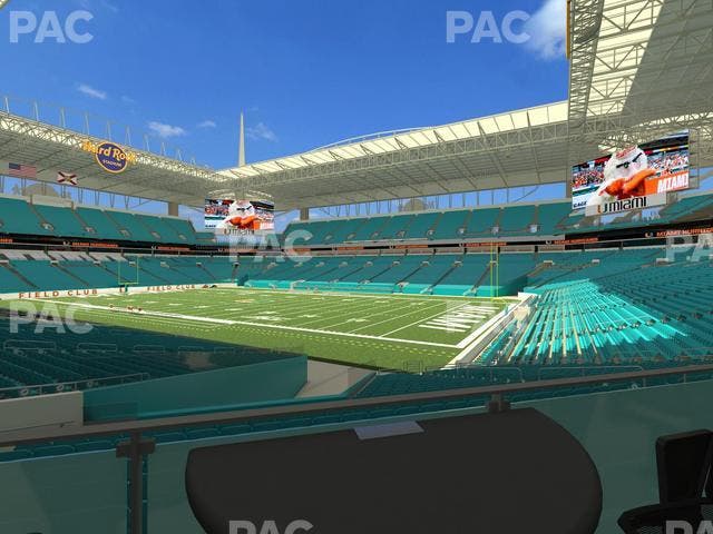 Hard Rock Stadium - Section 139 T Seat View