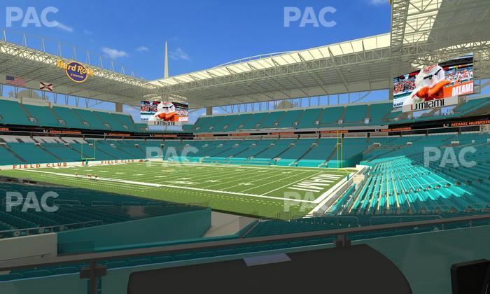 Hard Rock Stadium - Section 139 T Seat View