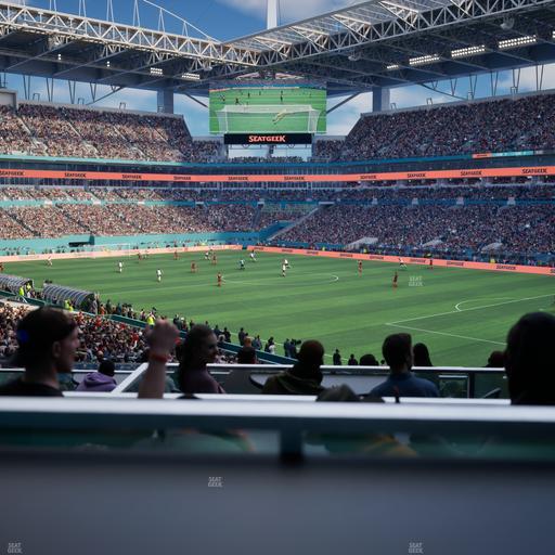 Hard Rock Stadium - Section 139 T Seat View