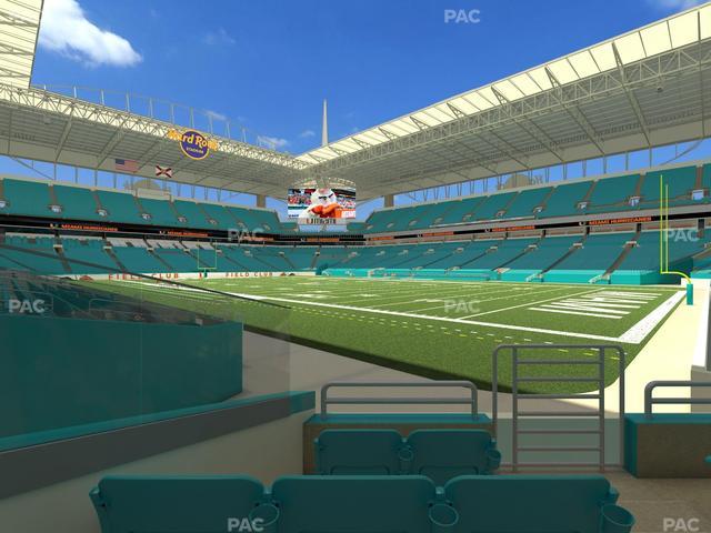 Hard Rock Stadium - Section 139 Seat View