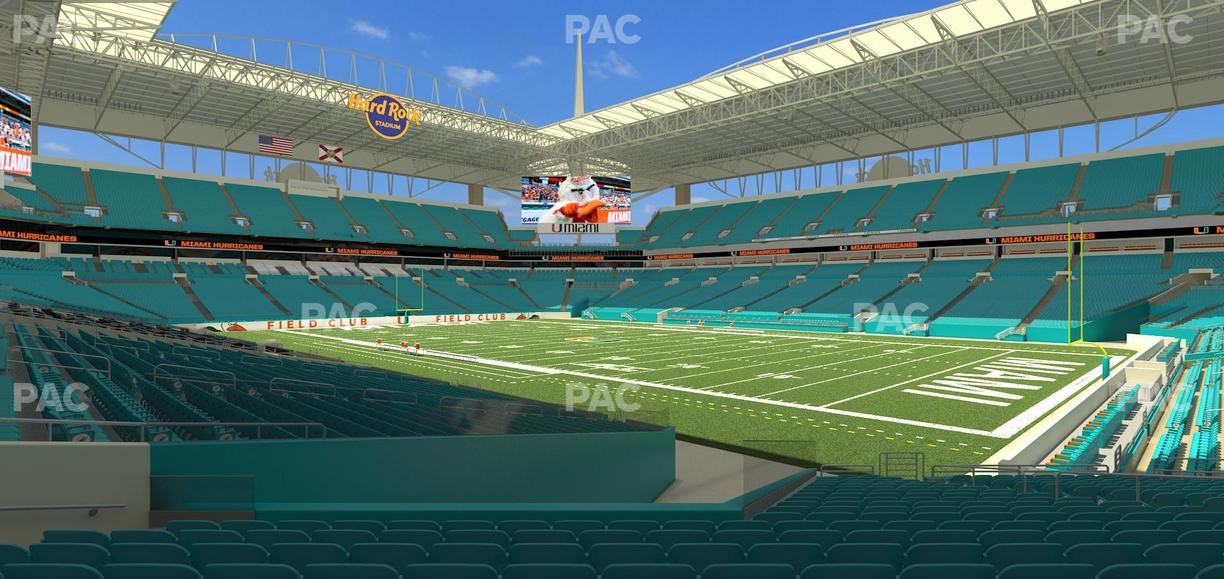 Hard Rock Stadium - Section 139 Seat View