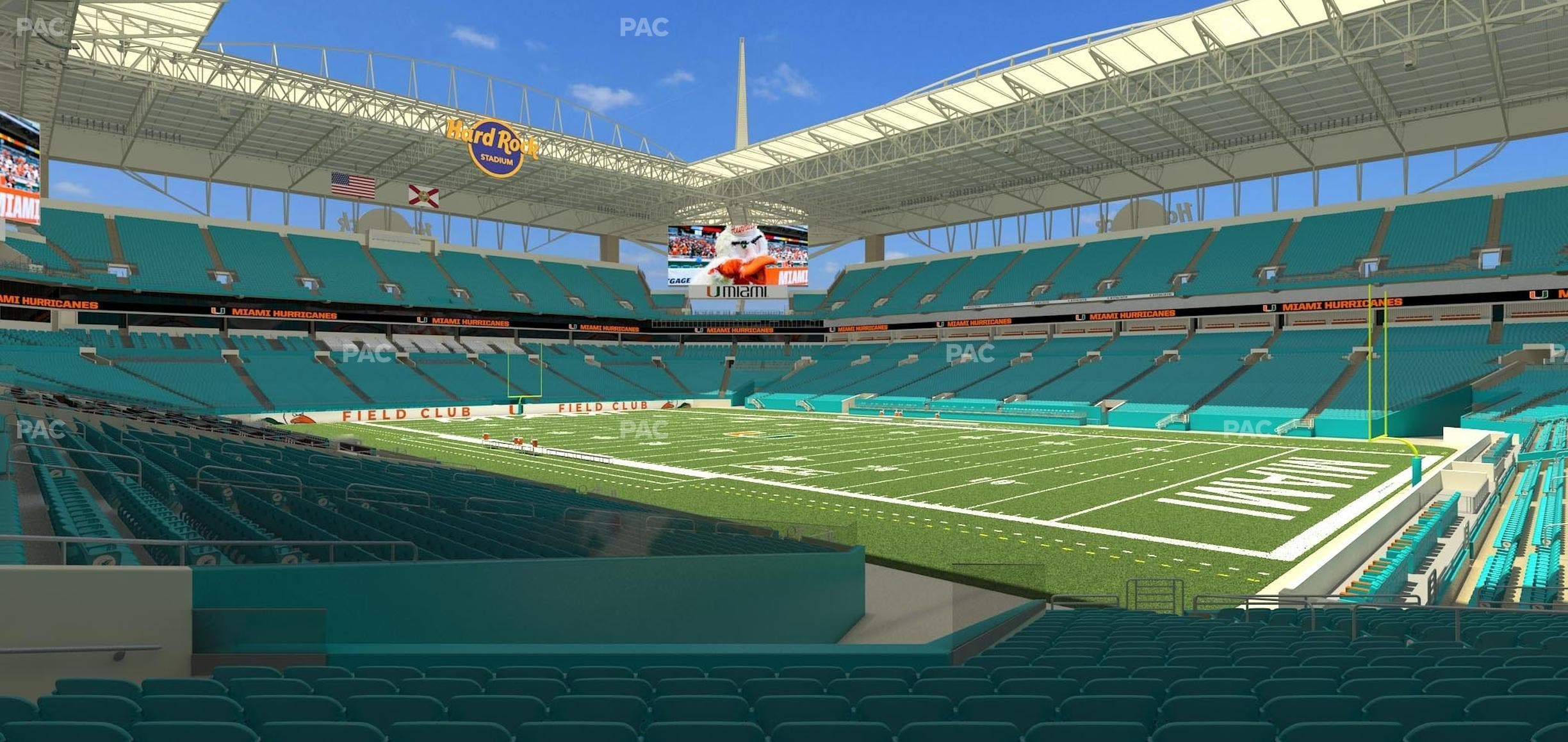 Hard Rock Stadium - Section 139 Seat View