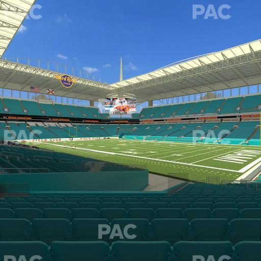 Hard Rock Stadium - Section 139 Seat View