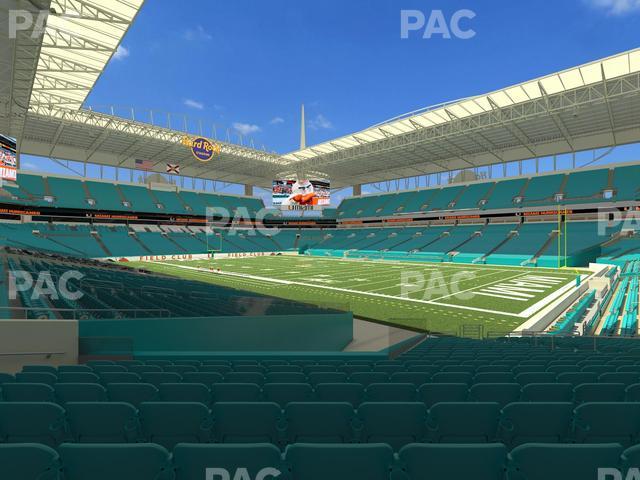 Hard Rock Stadium - Section 139 Seat View Hard Rock Stadium - Section 139 Seat View