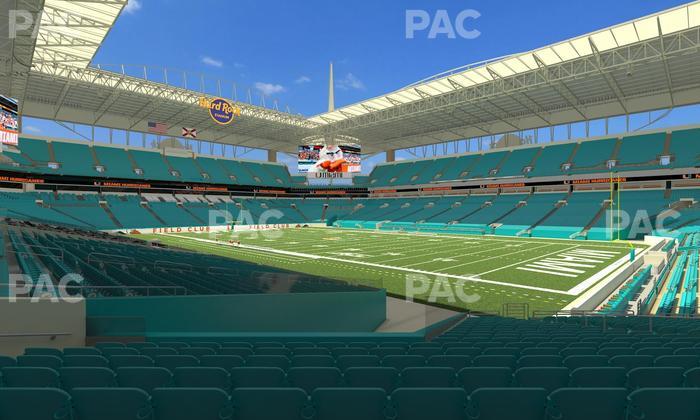 Hard Rock Stadium - Section 139 Seat View
