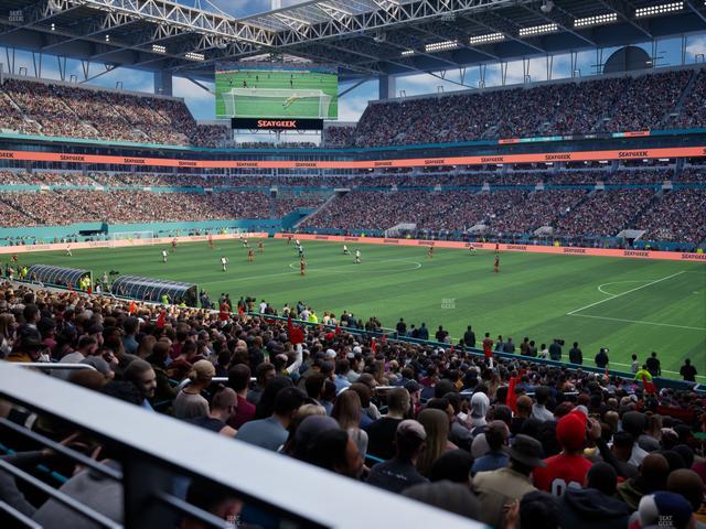 Hard Rock Stadium - Section 142 Seat View Hard Rock Stadium - Section 142 Seat View