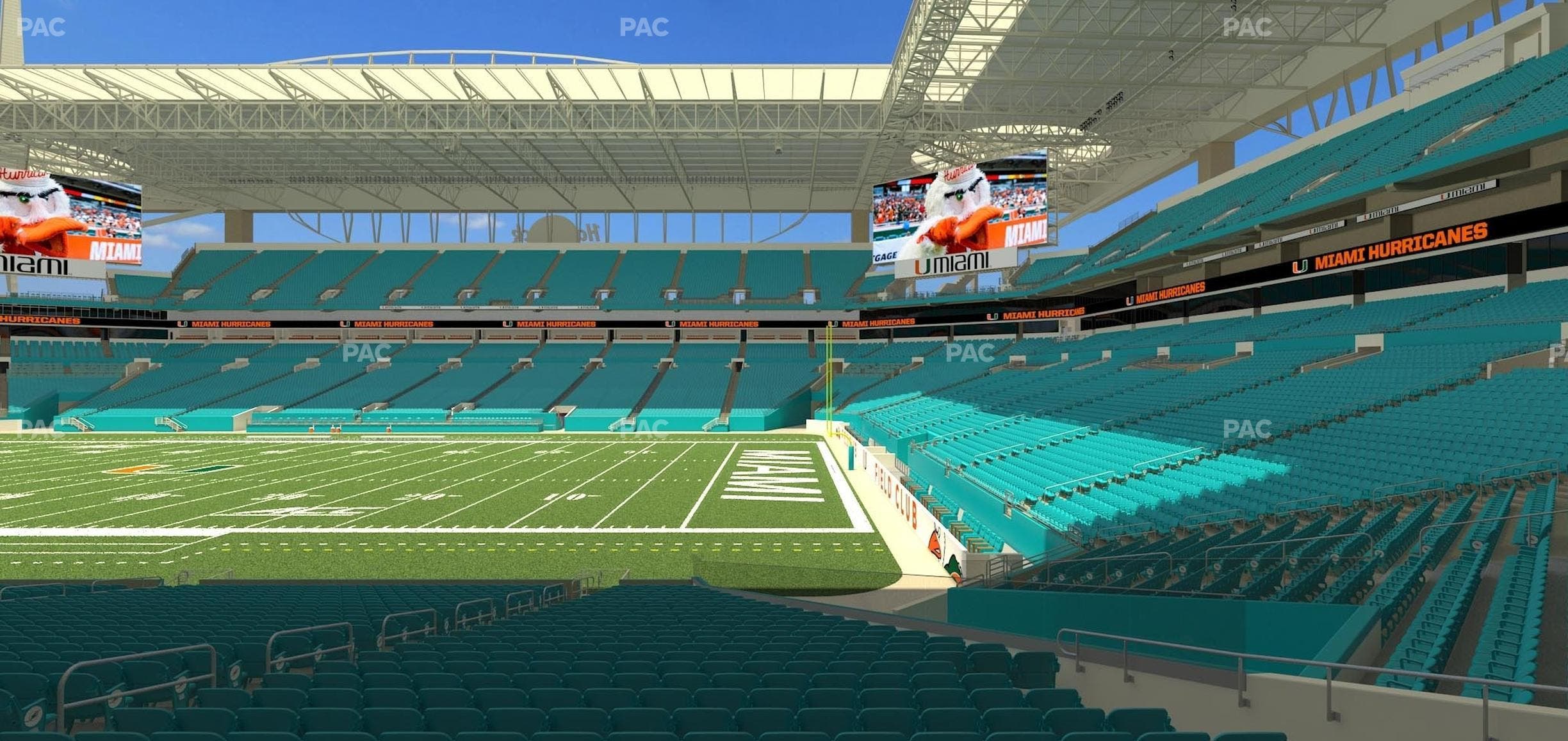 Hard Rock Stadium - Section 142 Seat View