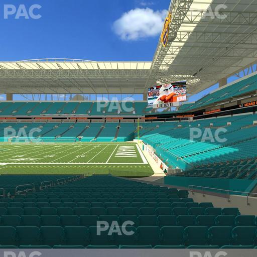 Hard Rock Stadium - Section 142 Seat View