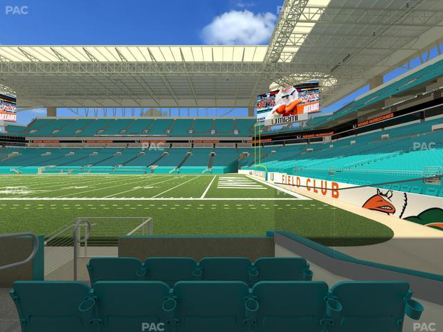 Hard Rock Stadium - Section 142 Seat View