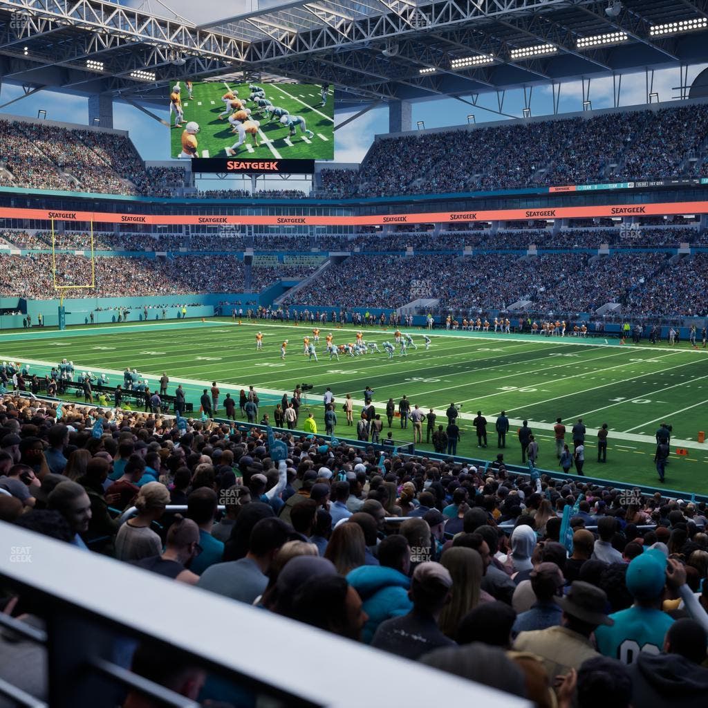 Hard Rock Stadium - Section 142 Seat View
