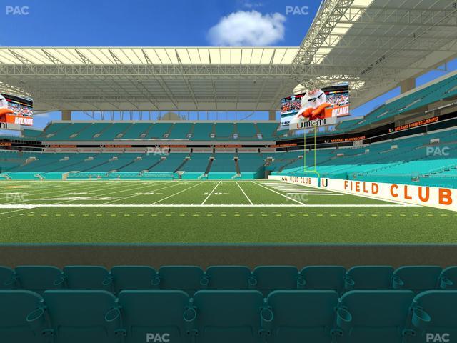 Hard Rock Stadium - Section 143 Seat View