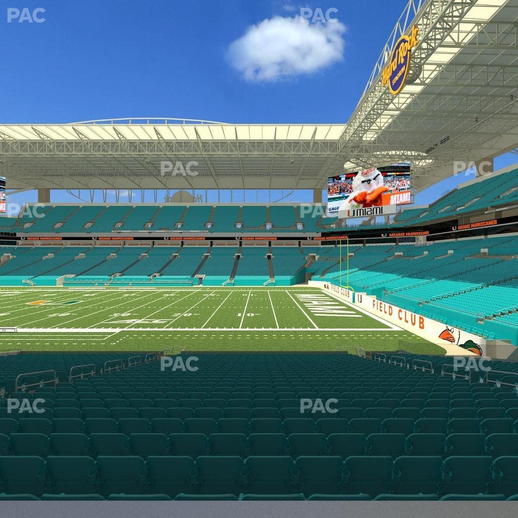 Hard Rock Stadium - Section 143 Seat View