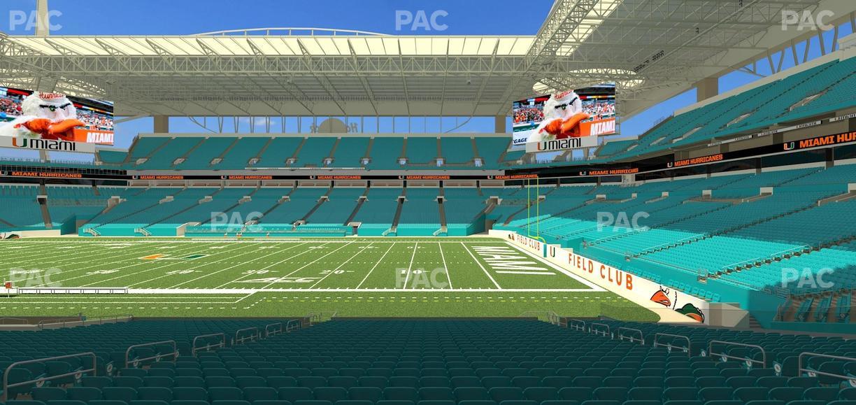 Hard Rock Stadium - Section 143 Seat View