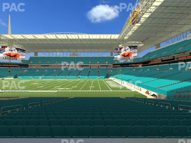 Hard Rock Stadium - Section 143 Seat View Hard Rock Stadium - Section 143 Seat View