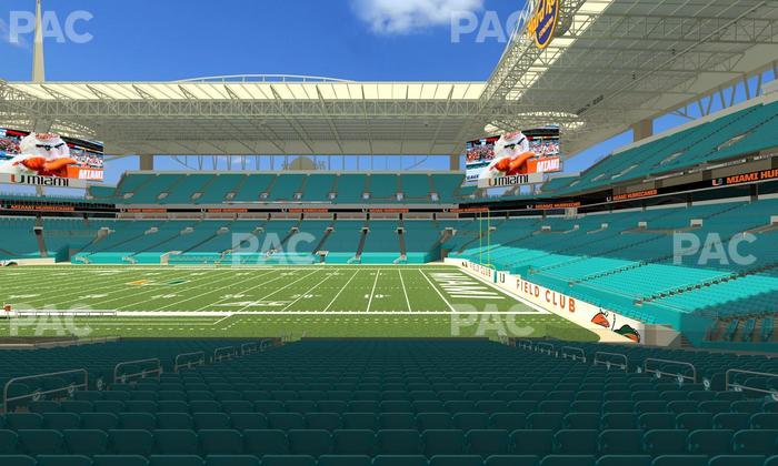 Hard Rock Stadium - Section 143 Seat View