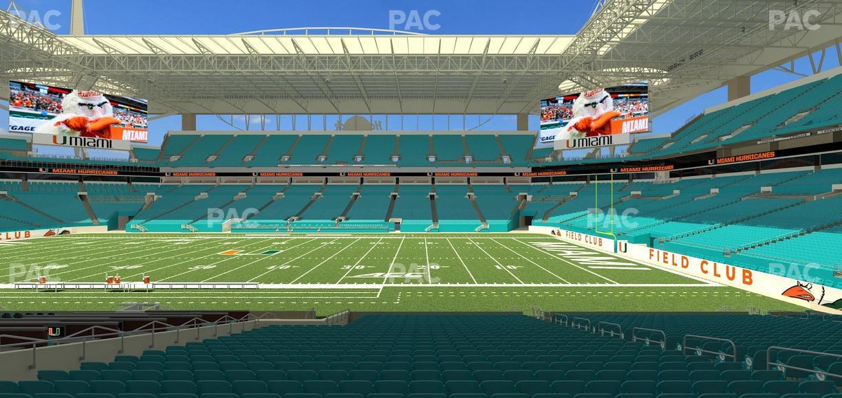 Hard Rock Stadium - Section 144 Seat View