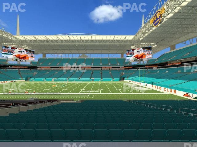 Hard Rock Stadium - Section 144 Seat View