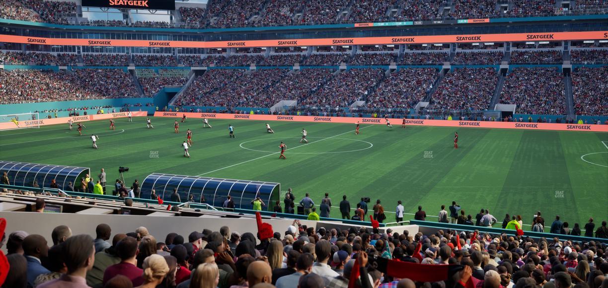 Hard Rock Stadium - Section 144 Seat View