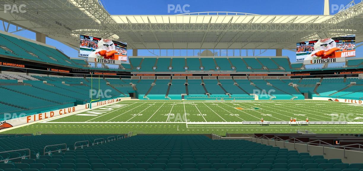 Hard Rock Stadium - Section 148 Seat View