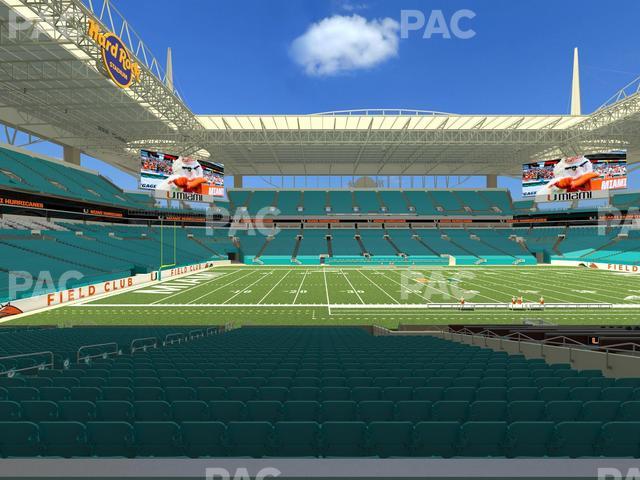 Hard Rock Stadium - Section 148 Seat View Hard Rock Stadium - Section 148 Seat View
