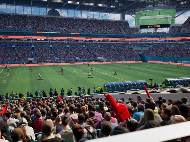 Hard Rock Stadium - Section 148 Seat View Hard Rock Stadium - Section 148 Seat View