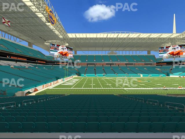 Hard Rock Stadium - Section 149 Seat View Hard Rock Stadium - Section 149 Seat View