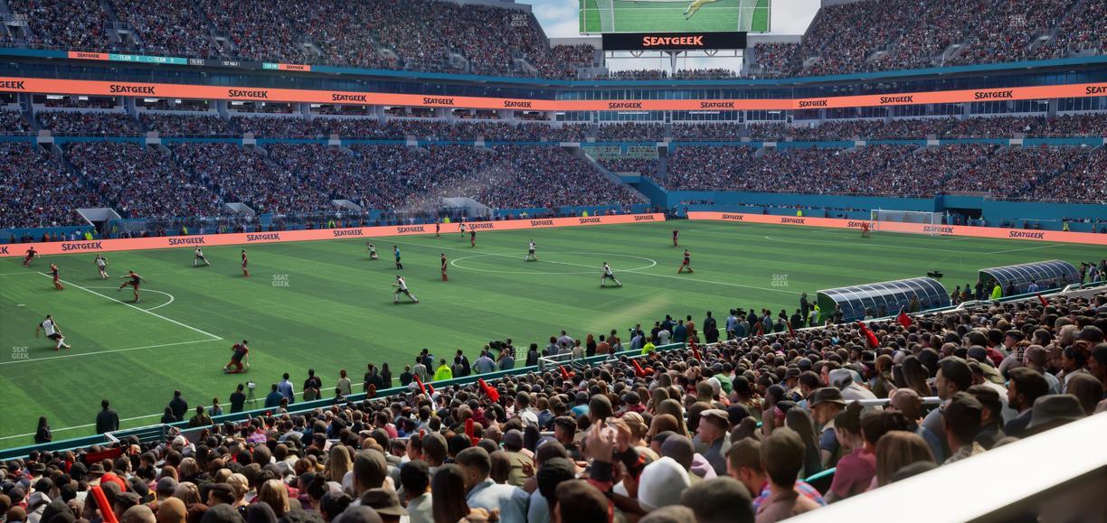 Hard Rock Stadium - Section 150 Seat View
